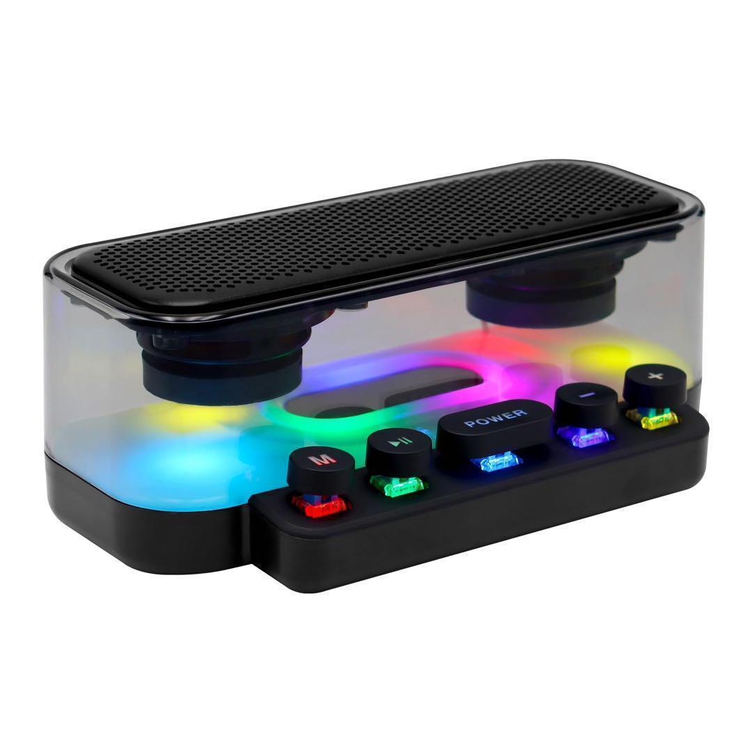 ラスト１点☆ポータブルスピーカー デュアルドライバー 重低音 小型 大音量