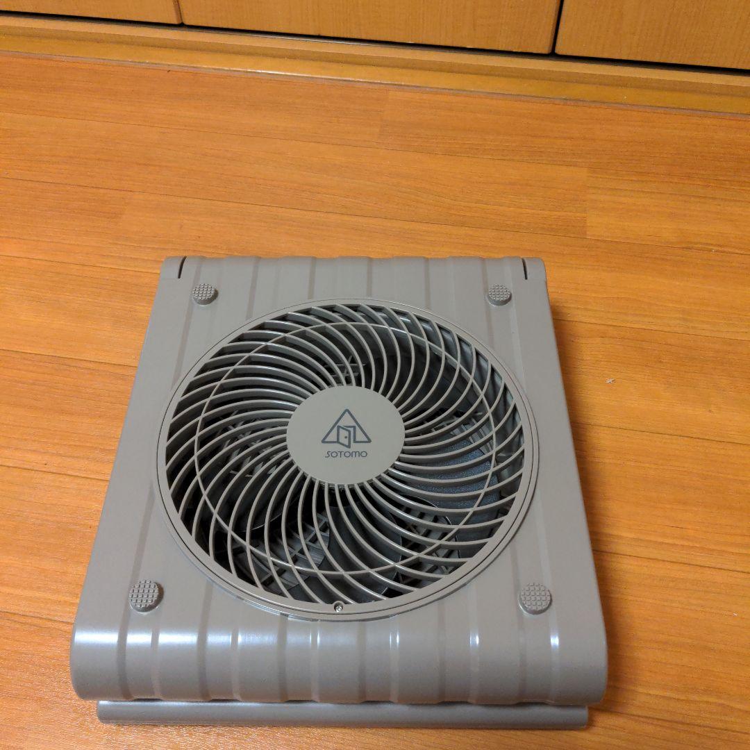 【美品】SOTOMO⭐️ソーラーパワーファン　扇風機　APF-560