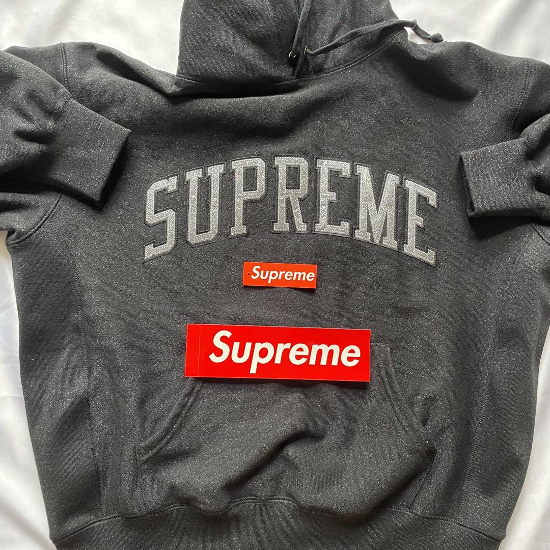 Supreme Glitter Arc Hooded Sweatshirt