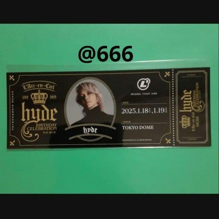 L'Arc～en～Ciel　hyde　ラルくじ　ピクチャーチケット　ピクチケ　誕 4,784円