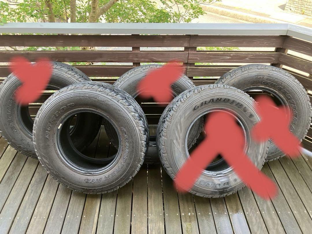 phai1205様専用265/70r16 ダンロップAT3 再販70 1本 ③