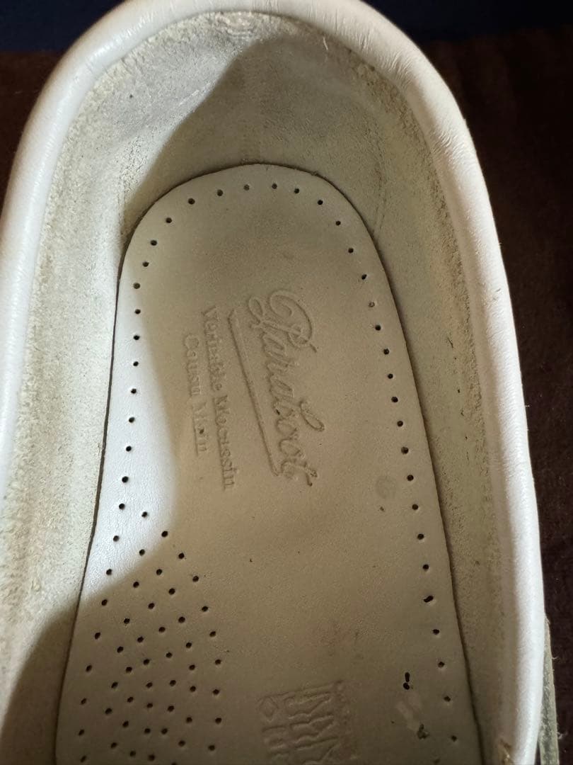 PARABOOT パラーブーツ BARTH デッキシューズ　ホワイト