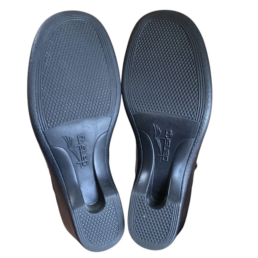 良品 ダンスコ ダブルストラップ シューズ 24.5㌢ ブラウン DANSKO