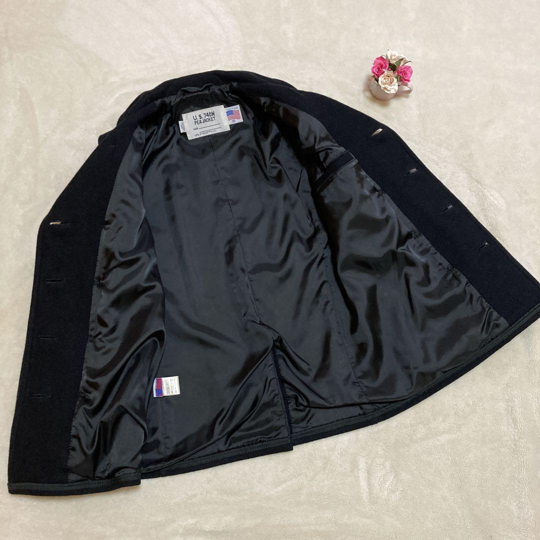 【美品】Schott 740N USA PEA JACKET 36