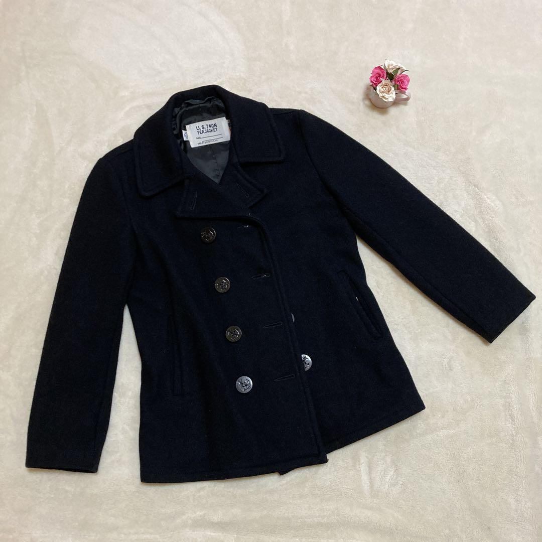 【美品】Schott 740N USA PEA JACKET 36