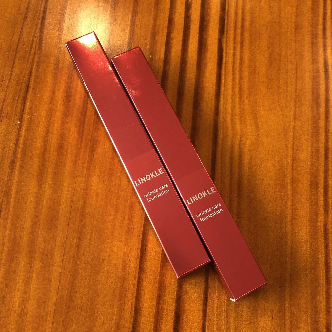 LINOKLE Wrinkle Care Foundation 2本セット
