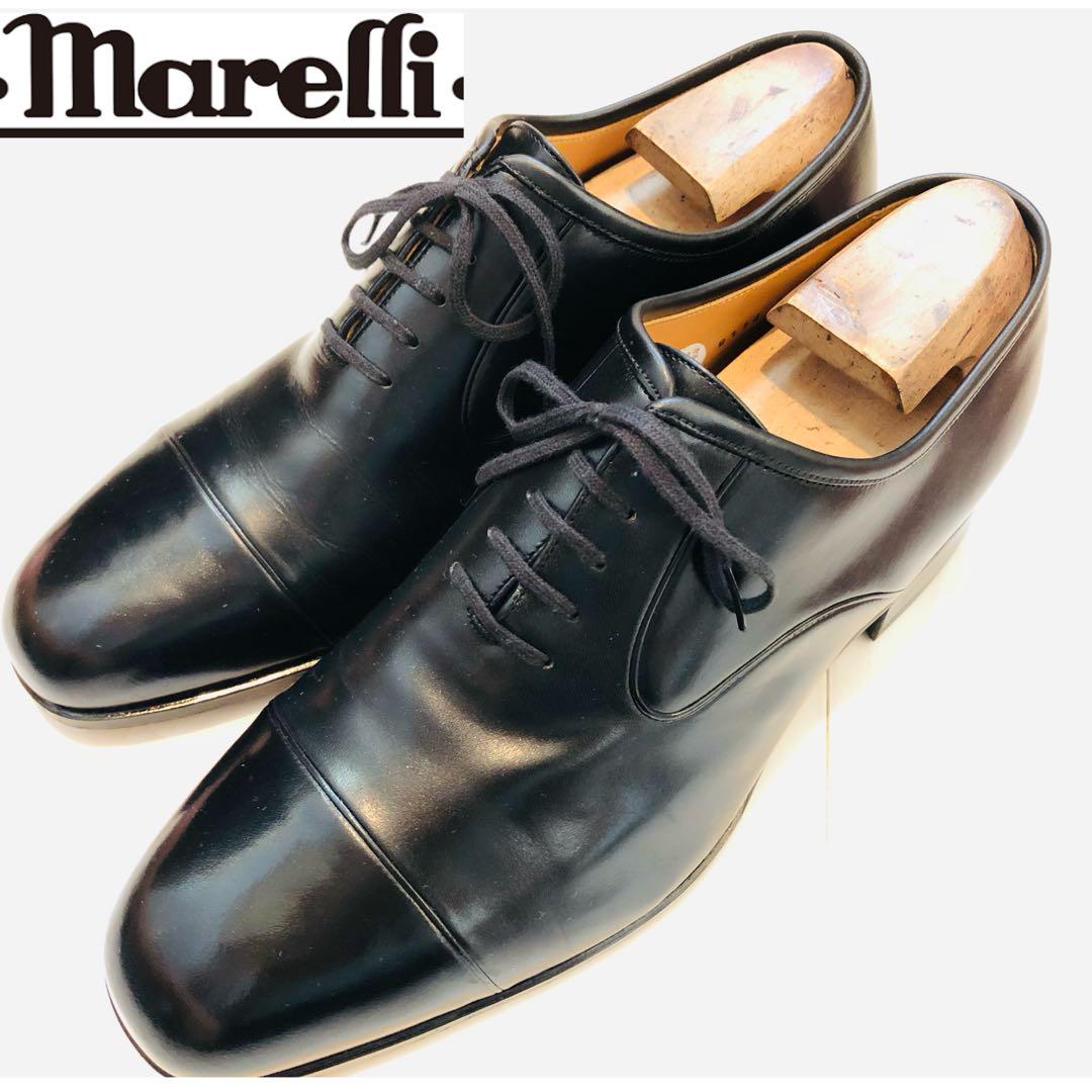 ★未使用級★定価38000円！マレリー 8114 ストレートチップ26EEE