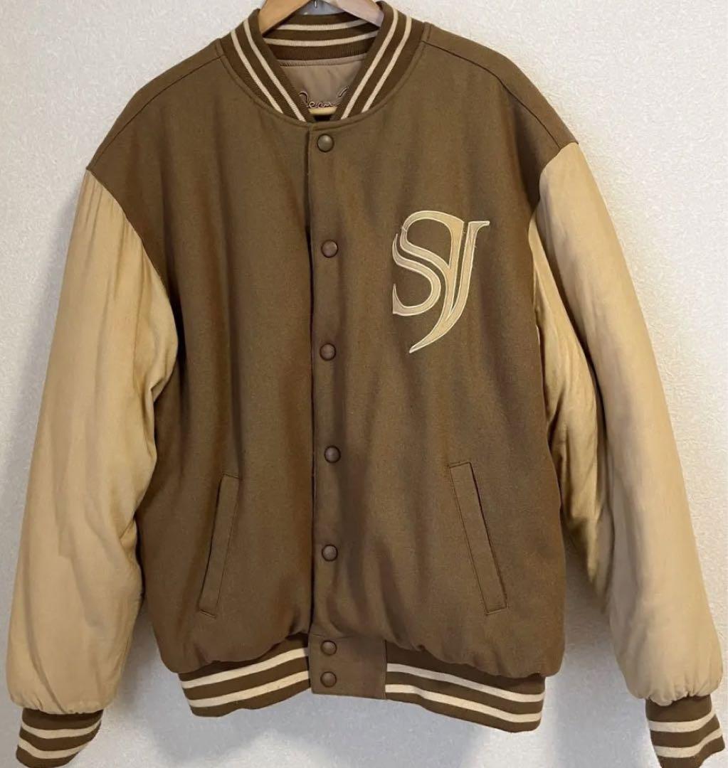 最終値下げ SEANJOHN ショーンジョン スタジャン リバーシブル ベージュ