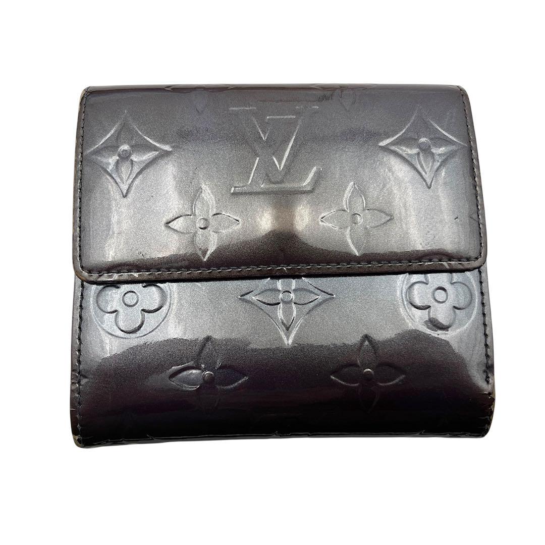 LOUIS VUITTON ルイヴィトン　折り財布　ヴェルニ　黒　ブラック