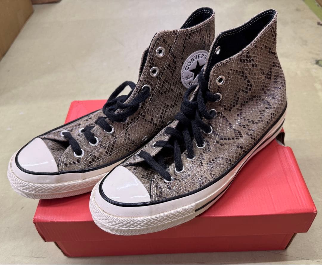 コンバース チャックテイラー ct70 Hi スネーク パイソン 26.5cm