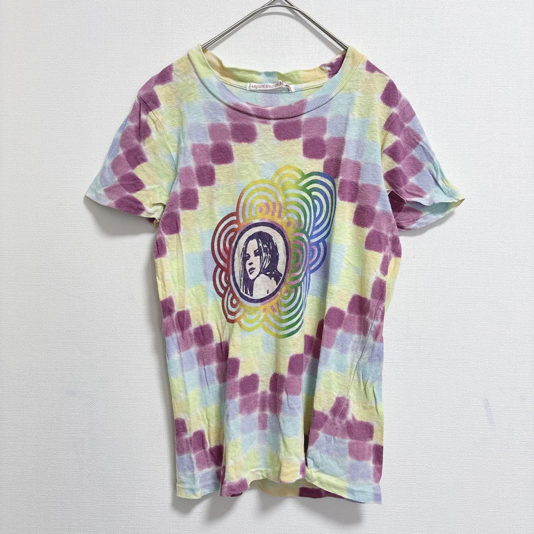 ヒステリックグラマー 半袖Tシャツ マーブル ダイダイ 5,442円