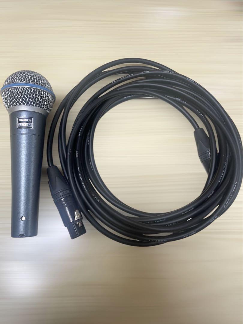 SHURE SM58 ダイナミックマイク ケーブル付き