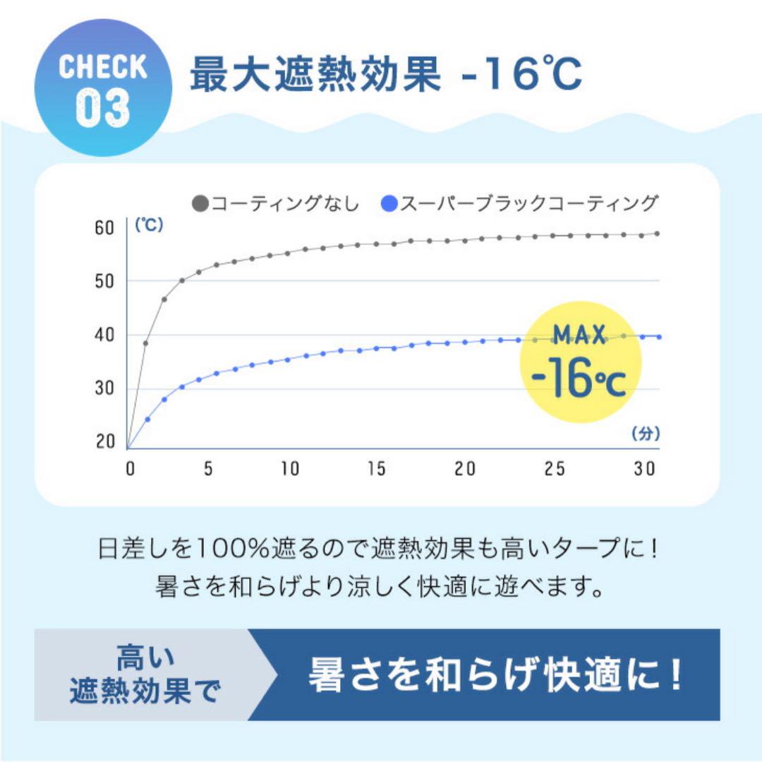 3m タープテント ブラックコーティング（スーパー）
