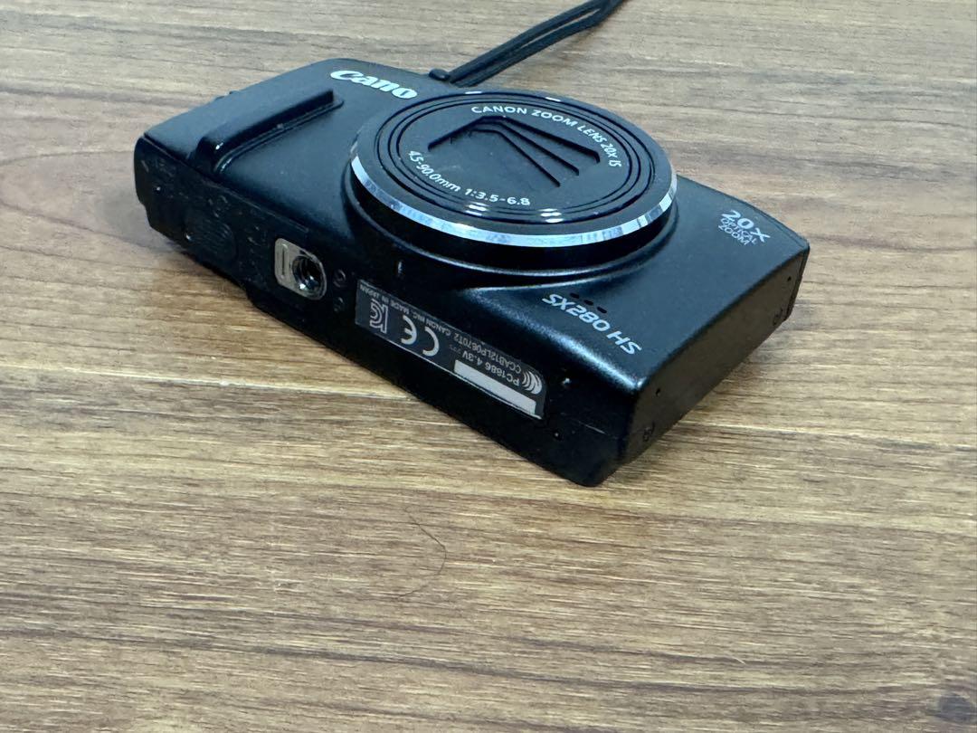 Canon デジカメ PowerShot SX280HS ブラック