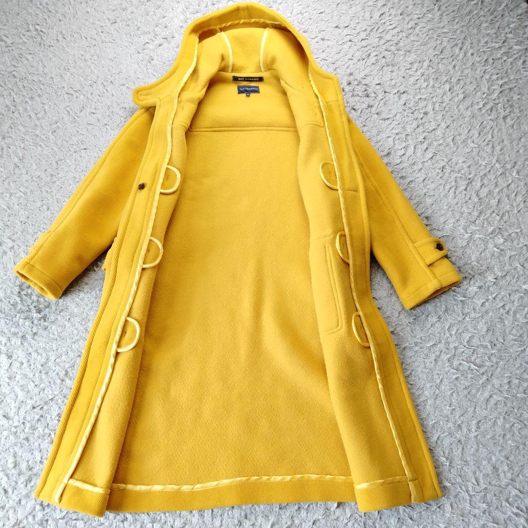 ダッフルコート【美品】36サイズ　イギリス製　New Hampsh　イエロー系