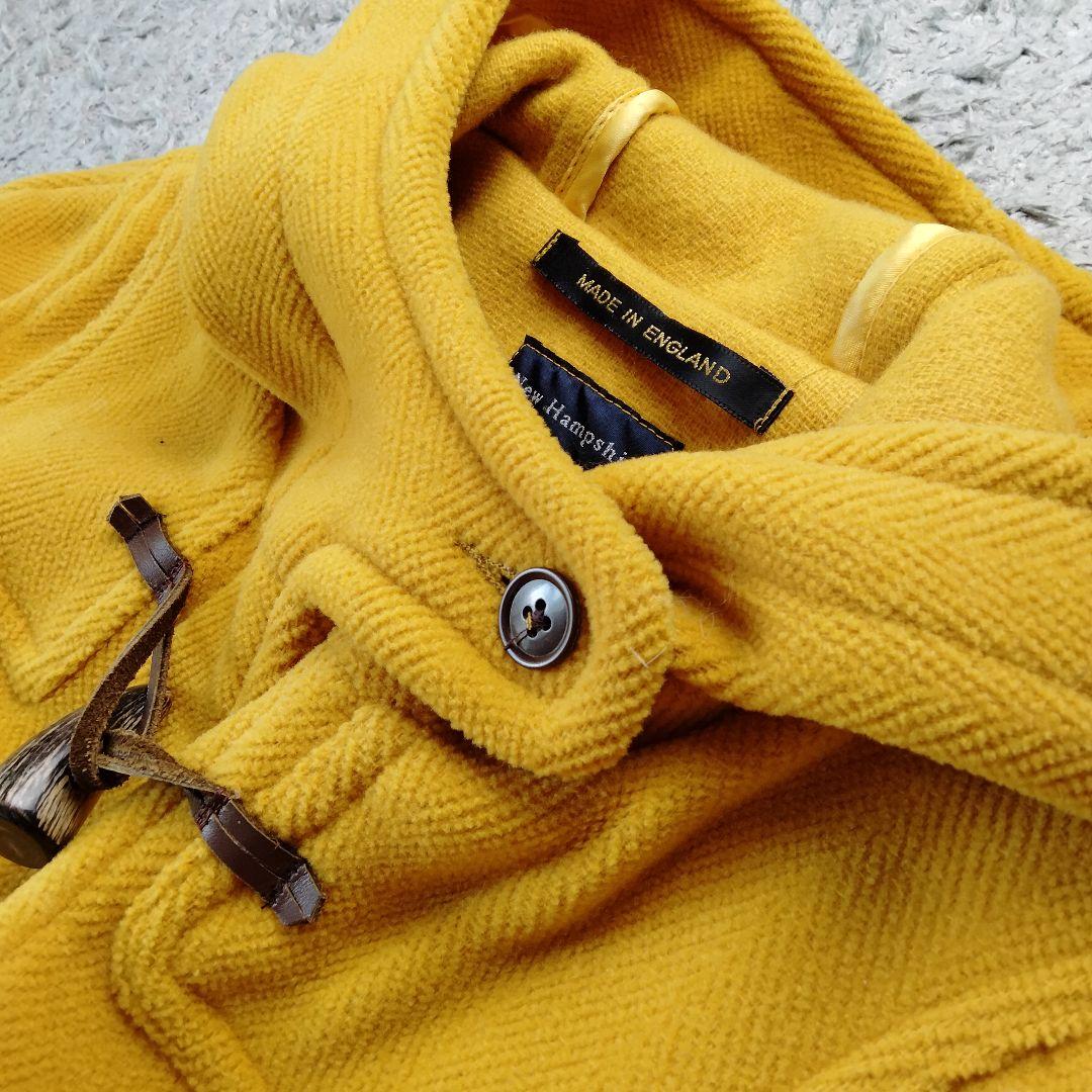 ダッフルコート【美品】36サイズ　イギリス製　New Hampsh　イエロー系