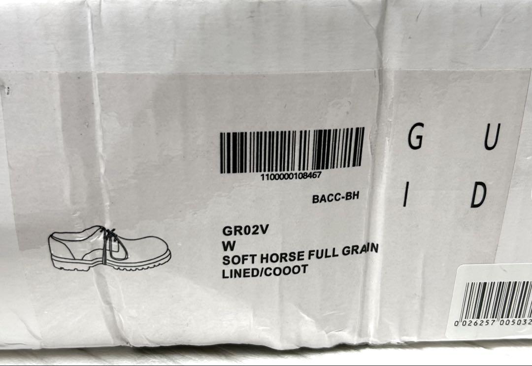 【美品】 GUIDI グイディ レースアップレザーシューズ GR02V