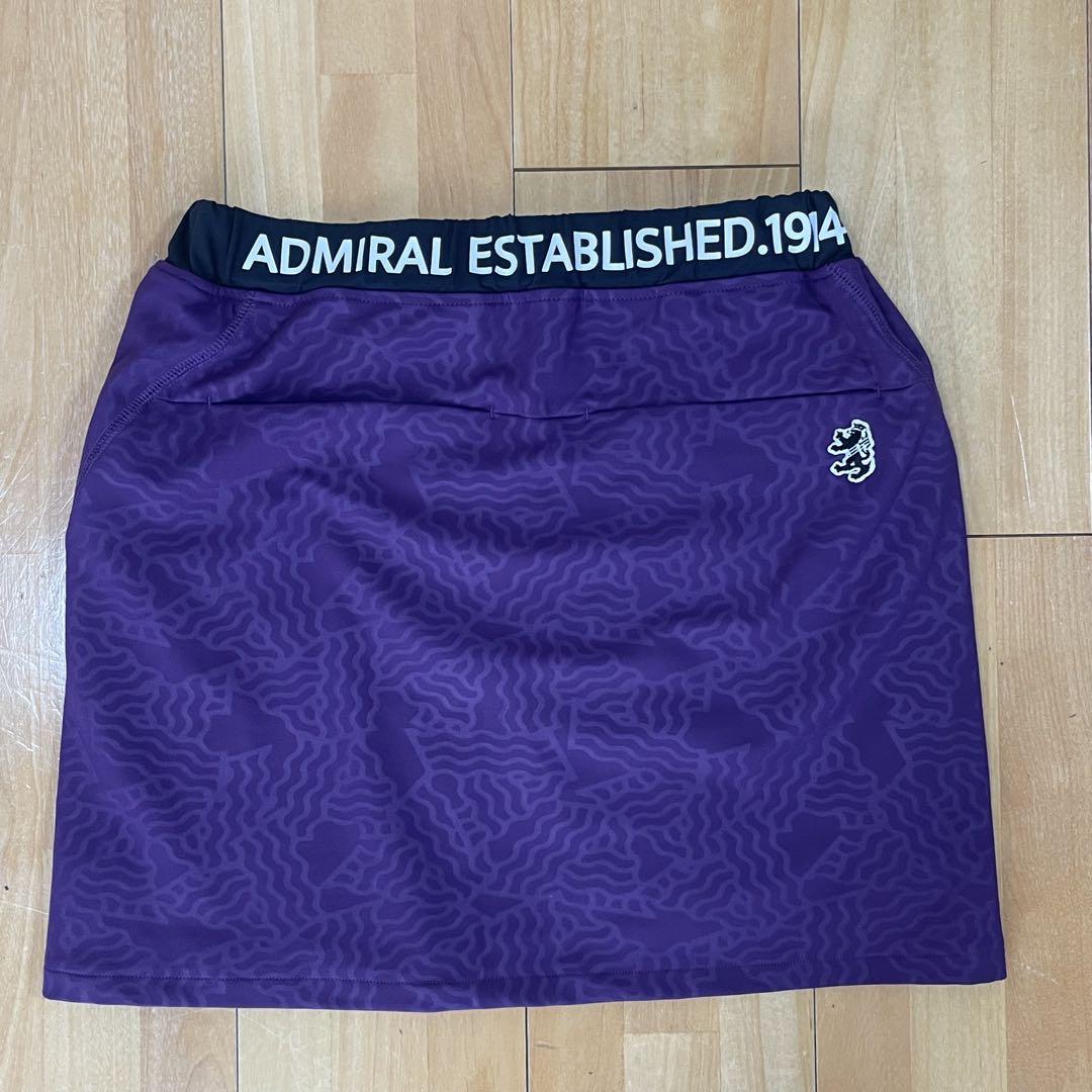 【新品未使用】Admrial パープル ゴルフスカート Mサイズ