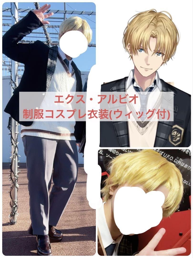 コスプレ　ウィッグ　エクス・アルビオ　にじさんじ にじさんじ コスプレ エクス・アルビオ