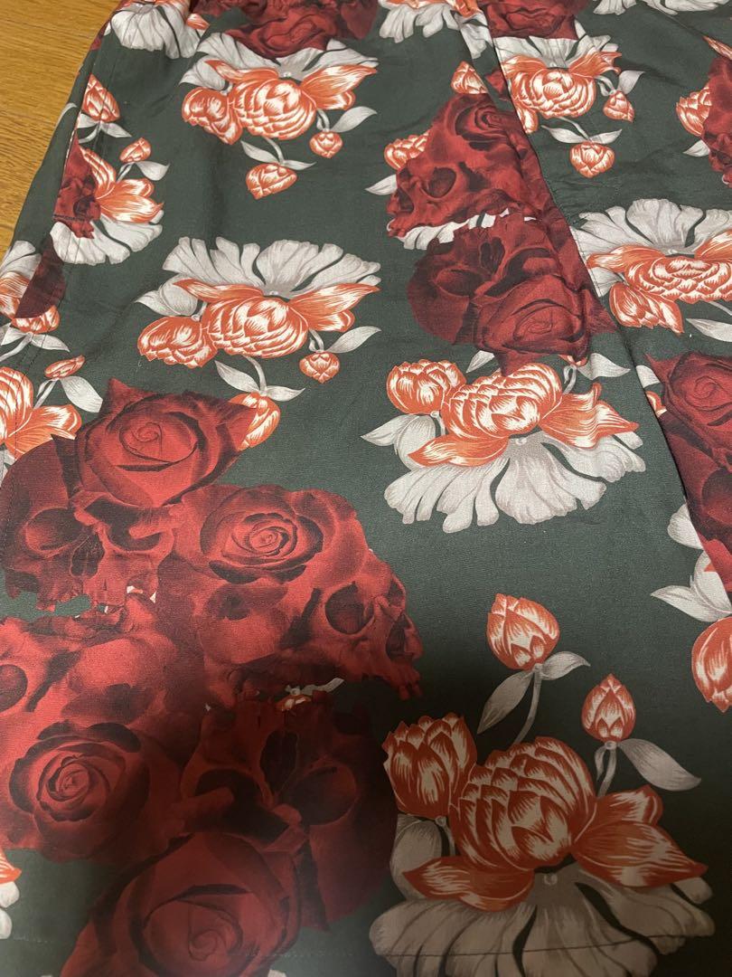 美品　UNDERCOVER アンダーカバー 薔薇ドクロ ハーフパンツ