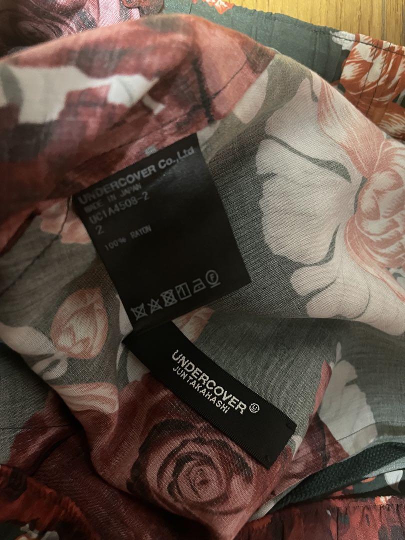 美品　UNDERCOVER アンダーカバー 薔薇ドクロ ハーフパンツ