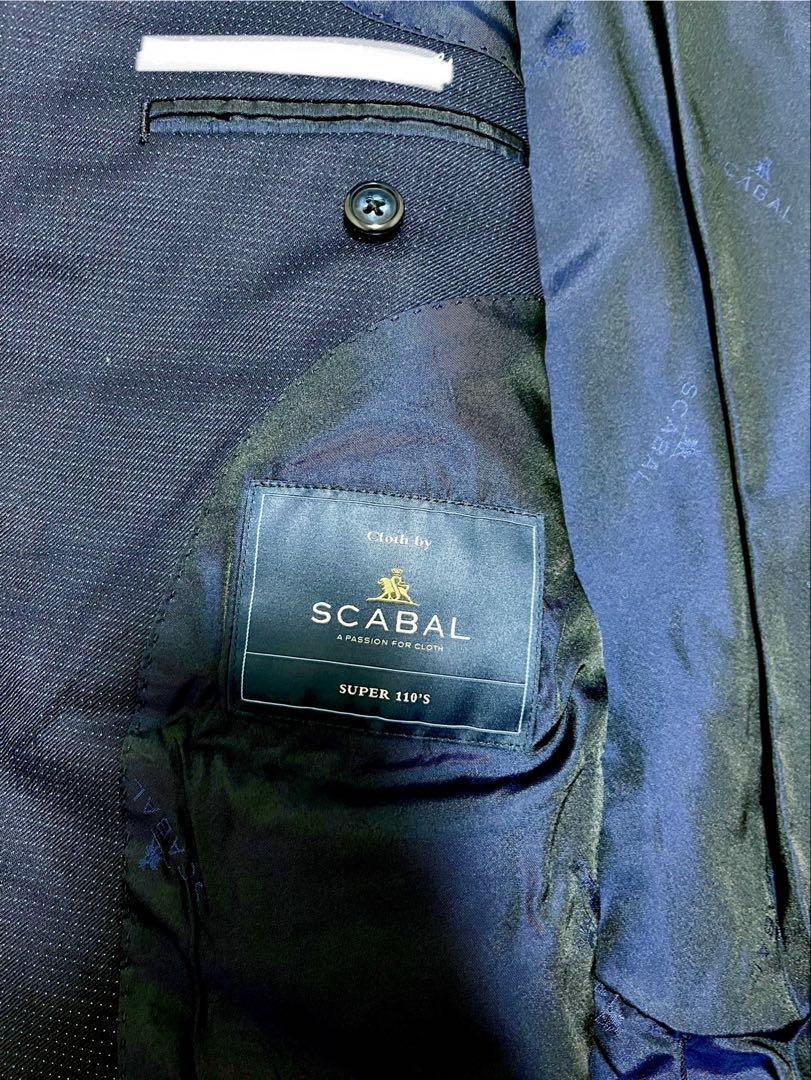 【SCABAL】スキャバル　オーダースーツ　スリーピース　SUPER 110'S