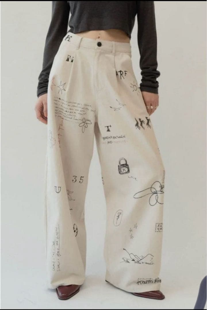 Knuth Marf high waist tattoo pants