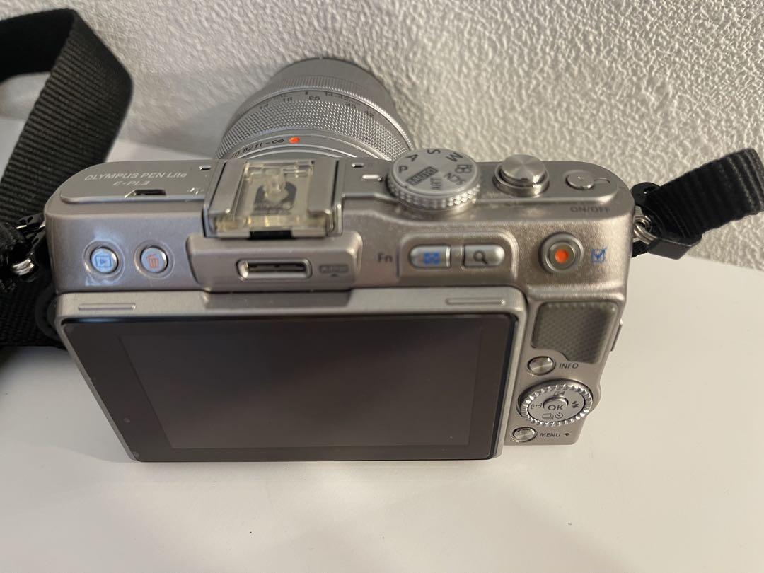OLYMPUS PEN Lite e-PL3ミラーレスカメラ シルバー デジタルカメラ