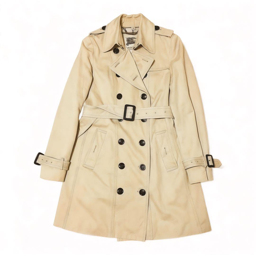 BURBERRY LONDON バーバリー ベルト付トレンチコートノバチェックM BURBERRY LONDON バーバリー ベルト付トレンチコートノバチェックM