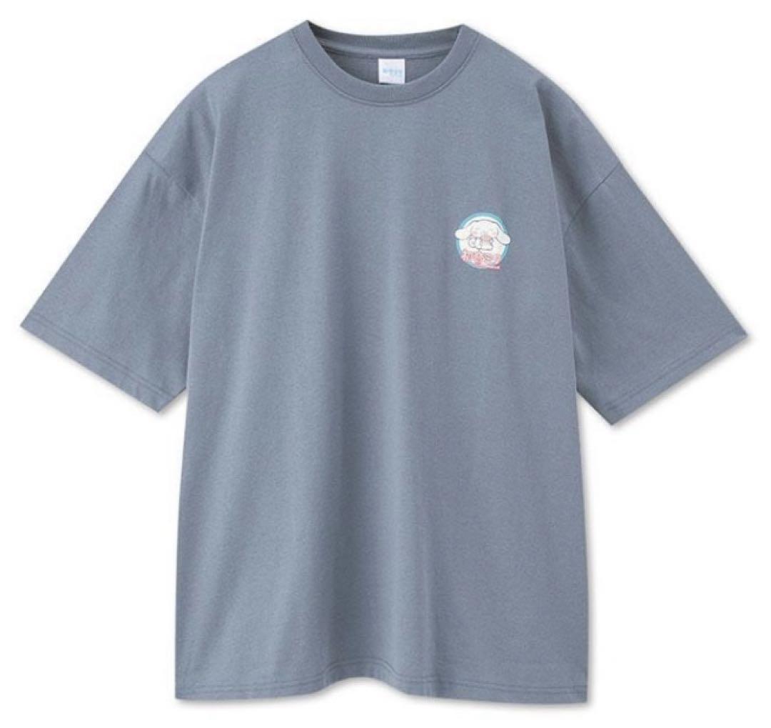 M〜L 初音ミク x シナモロール おやつ中 Tシャツ サンリオ