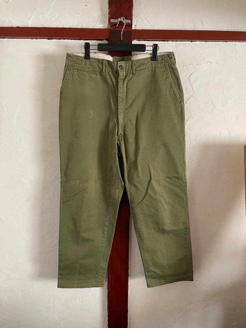 50's〜　BSA ワークパンツ　オリーブ