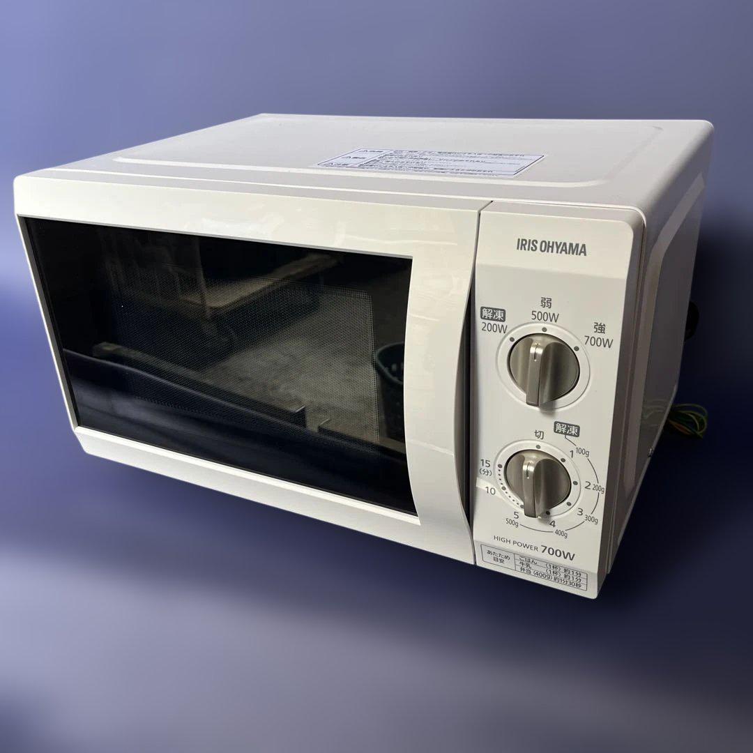 IRIS OHYAMA 単機能電子レンジ 700W ホワイト 60Hz - メルカリ