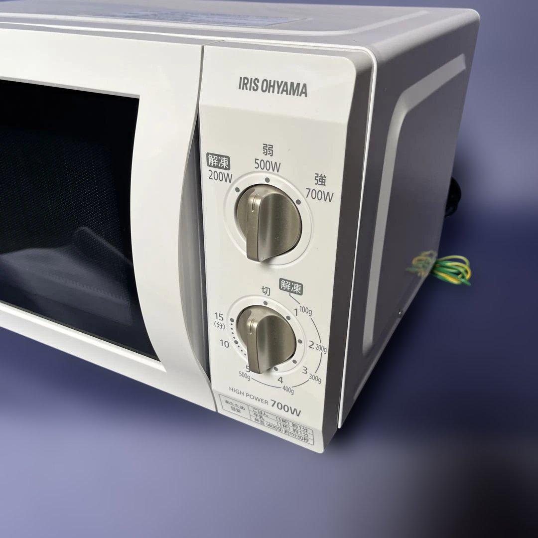 IRIS OHYAMA 単機能電子レンジ 700W ホワイト 60Hz - メルカリ