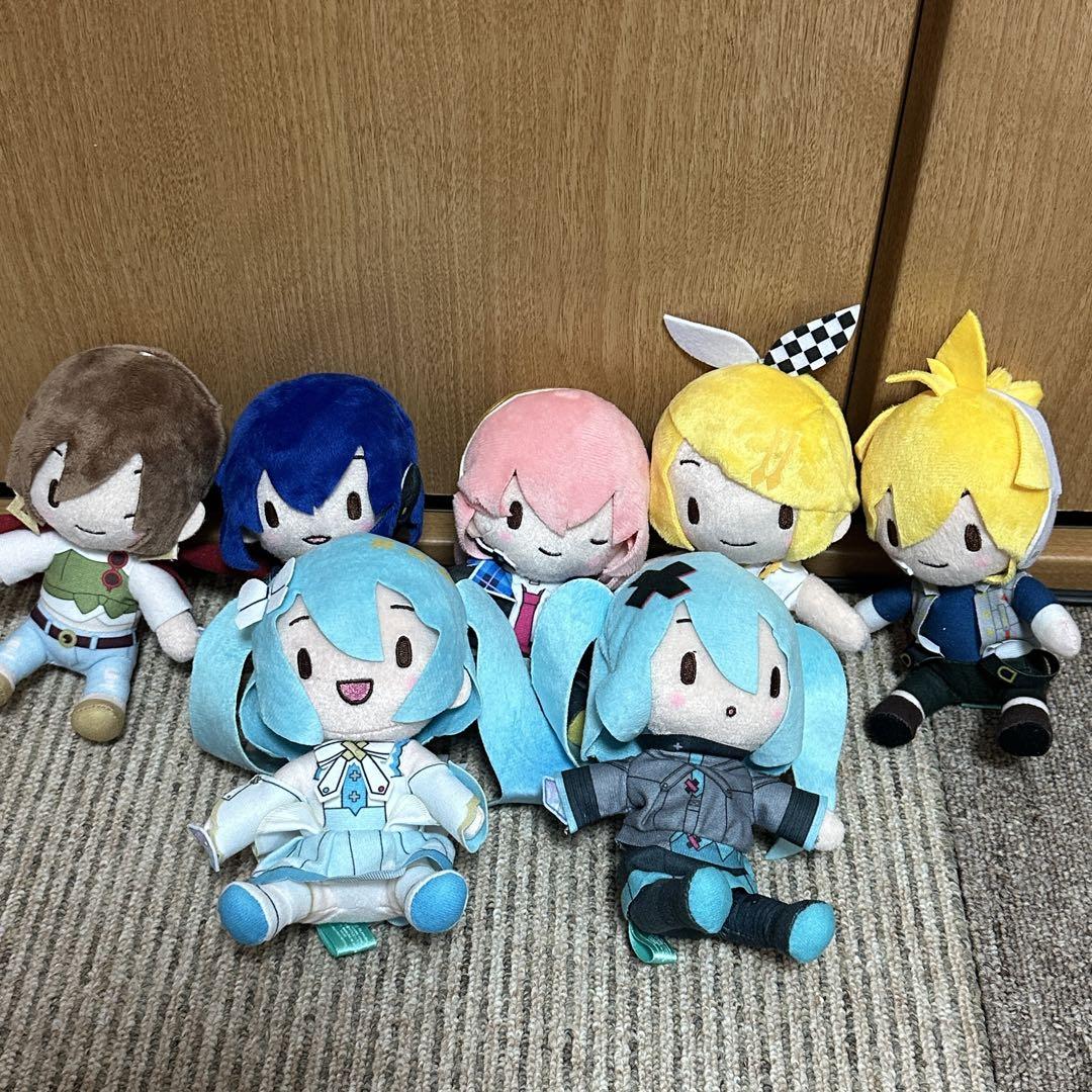 プロセカ　ふわぷち　ミニぬいぐるみ　バーチャルシンガー プロセカ ふわぷち ミニぬいぐるみ バーチャル・シンガー 4点