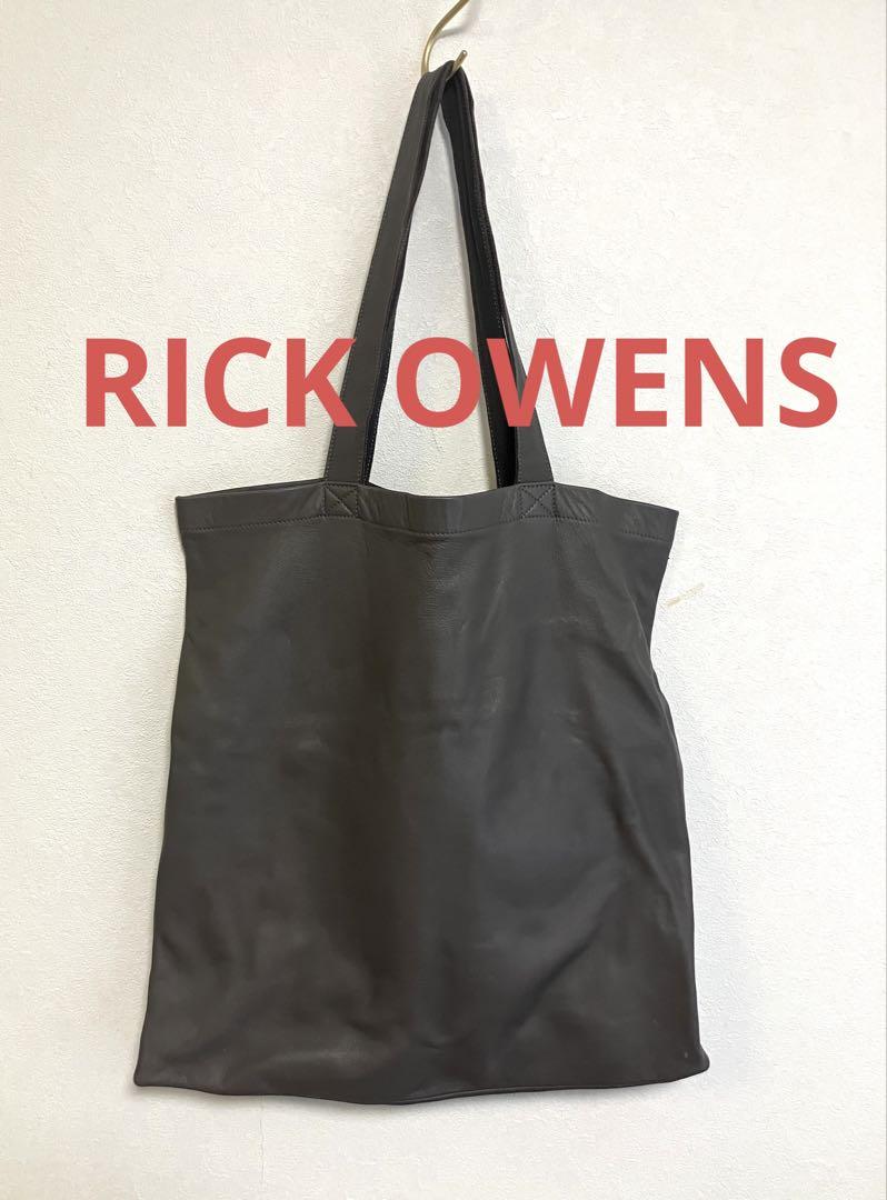 Rick Owens レザー トートバッグ | ブラック | FARFETCH JP