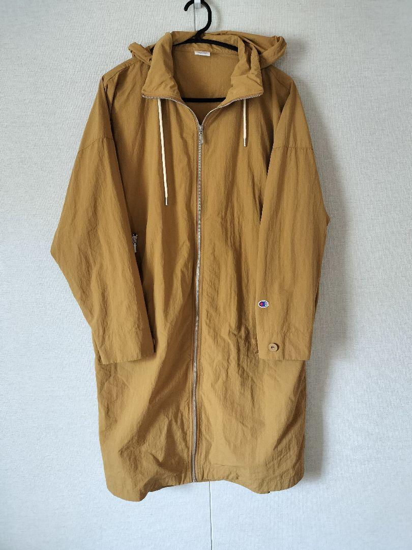 Champion/別注ナイロンタフタ2wayフードロングコート Champion/別注ナイロンタフタ2wayフードロングコート ジャケット