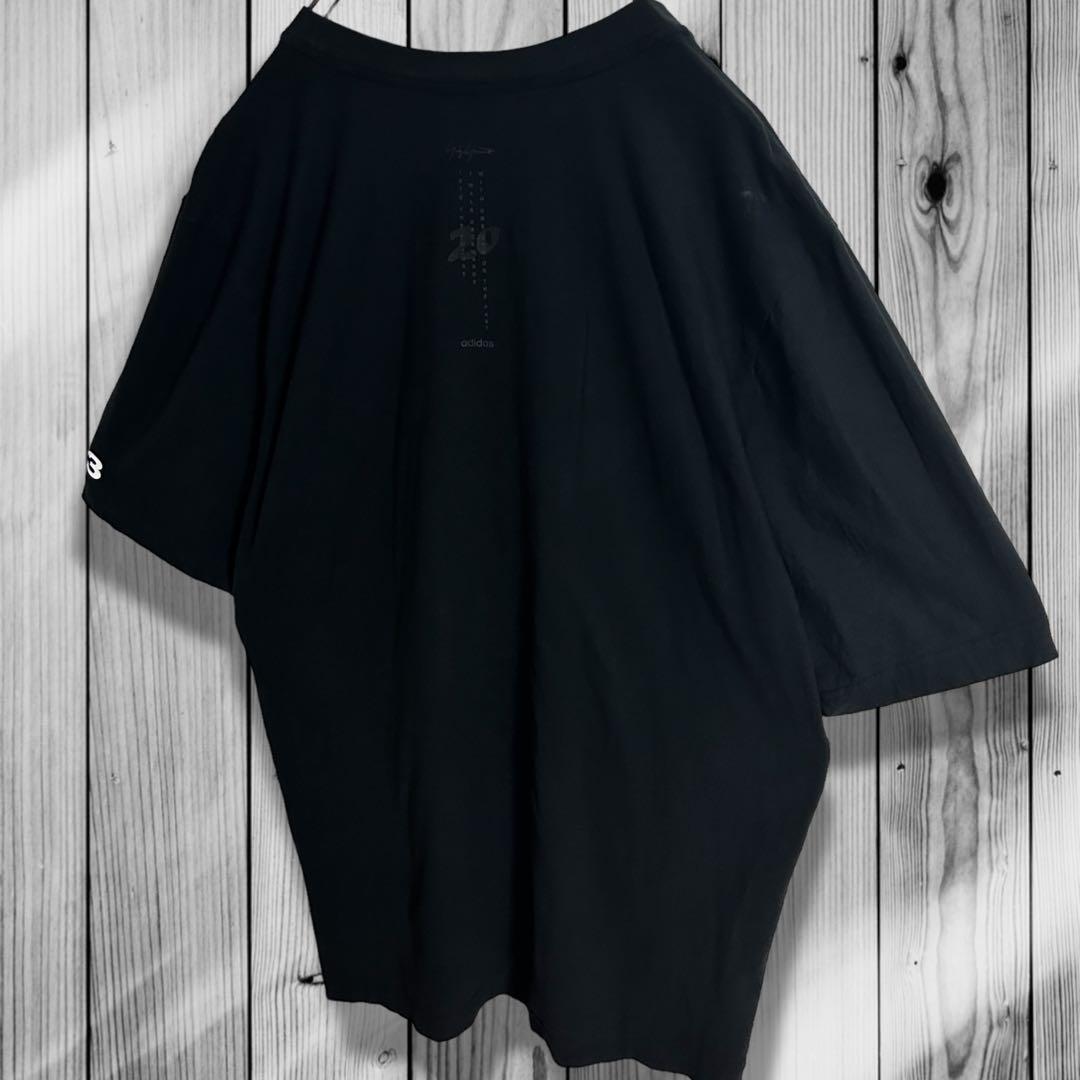 アディダス Y 3 3ストライプTシャツ 希少】Y-3⭐︎スリーストライプ Tシャツ 20周年 アディダス 人気