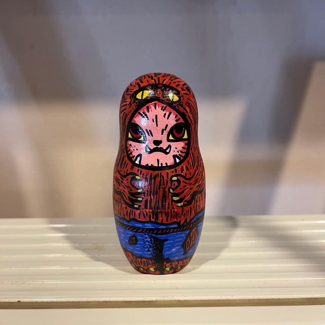 ZECS 木製マトリョーシカ5個セット ストリートアート グラフィティーアート ZECS 木製マトリョーシカ5個セット ストリートアート グラフィティーアート