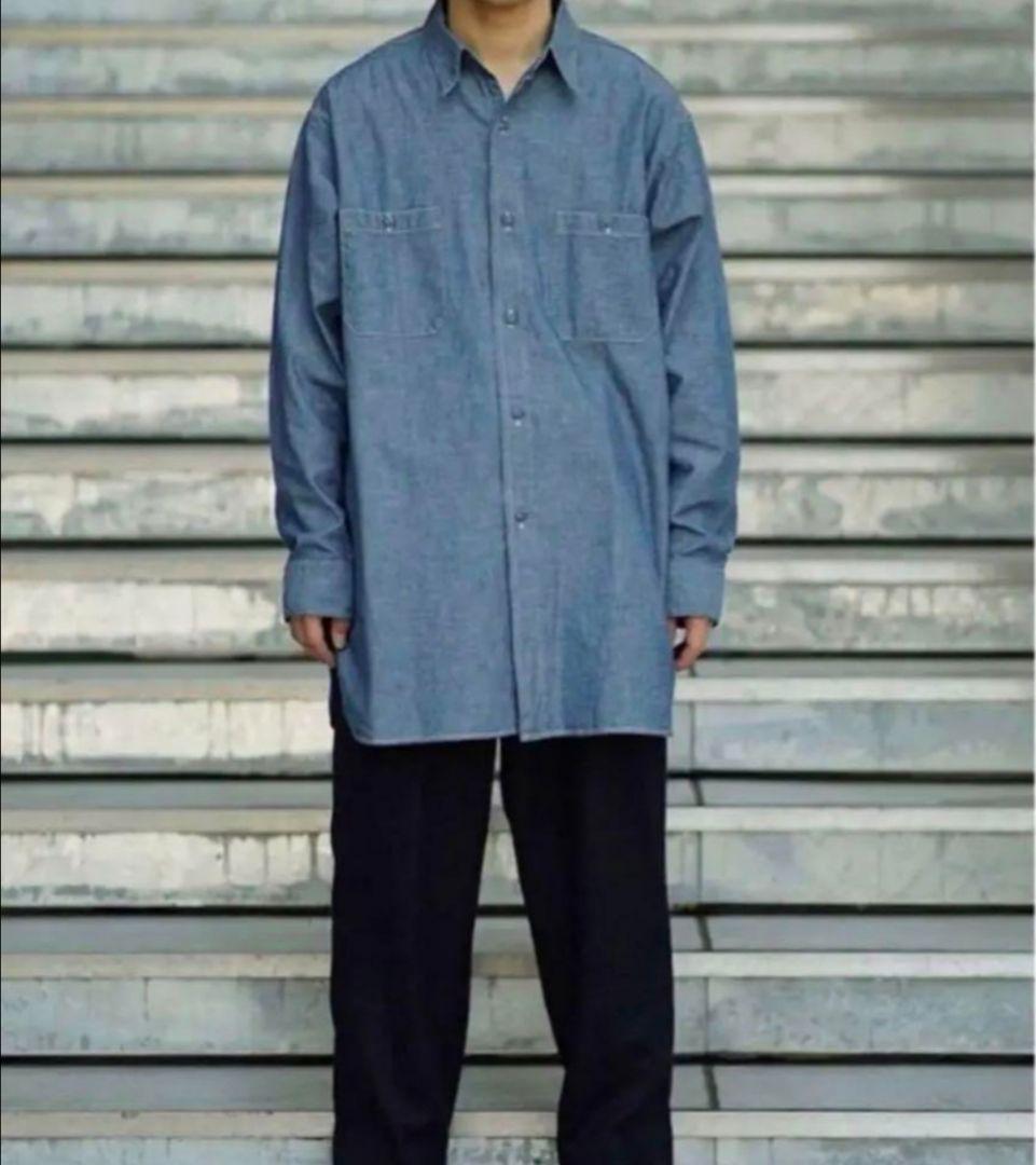 LE  WIDE CHAMBRAY SHIRT US NAVY