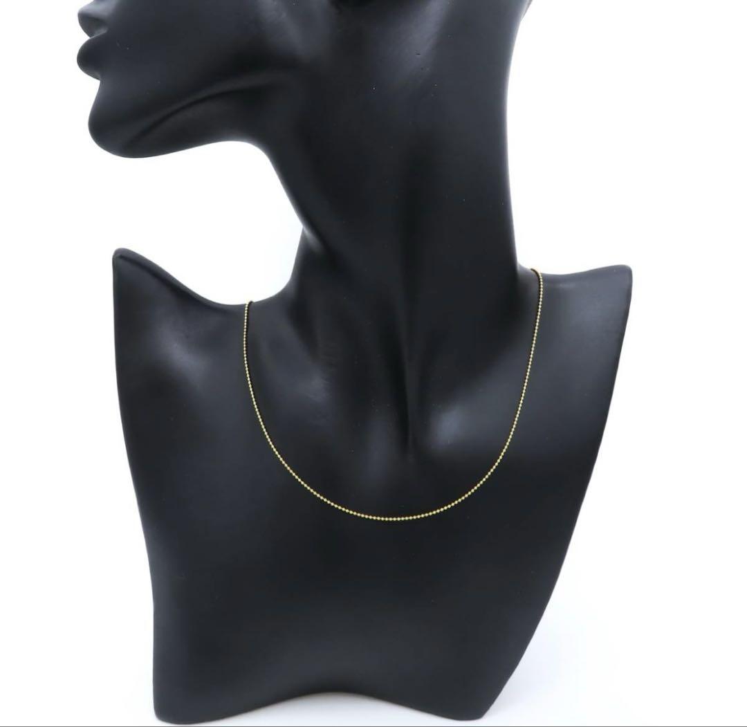 Tiffany&Co. ティファニー YG 18Kビーズ チェーン ネックレス