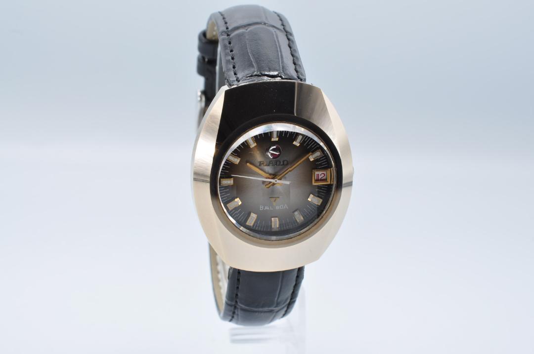 RADO ラドー バルボア 自動巻 デイト カットガラス 腕時計 新品ベルト