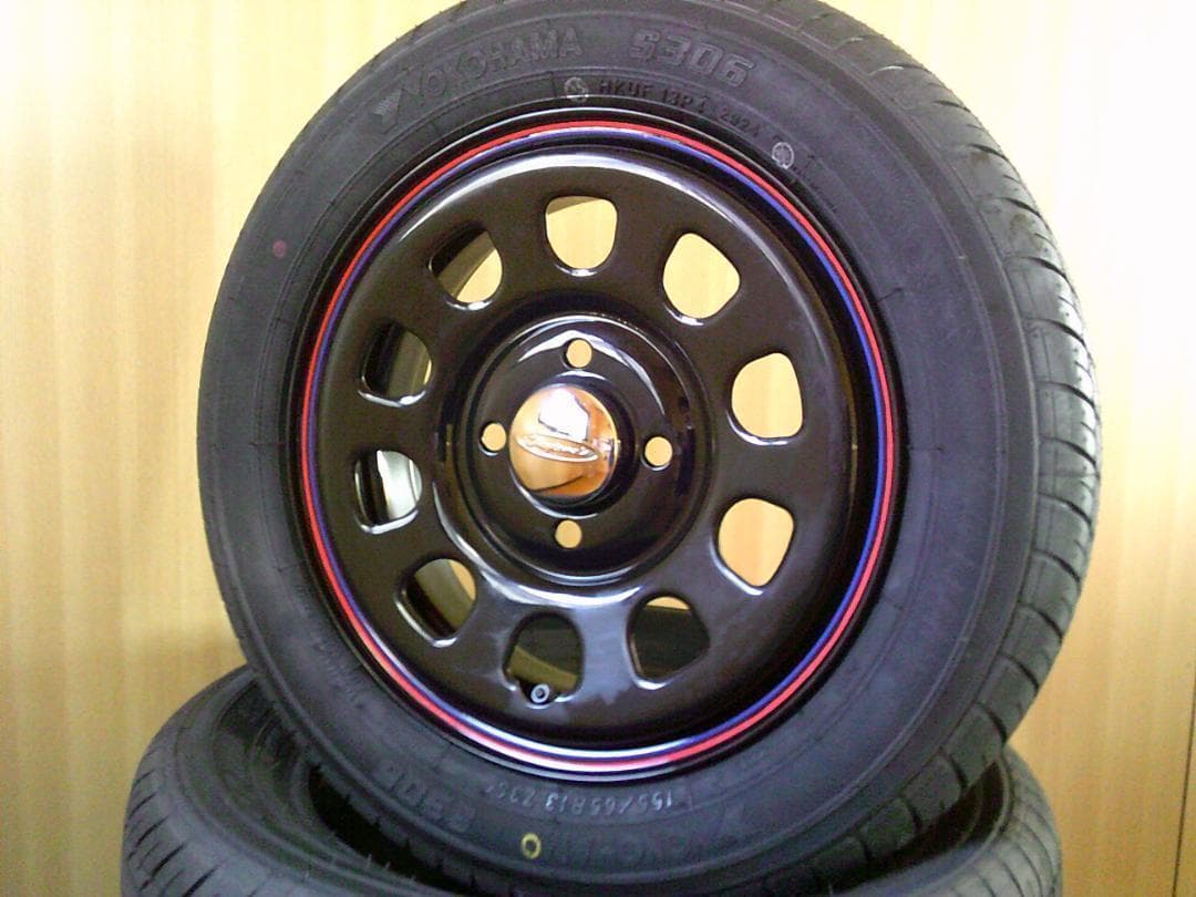 155 65R13セット ヨコハマS306 エブリイ タント ワゴンRYokohama BRIGHTFACE_UK