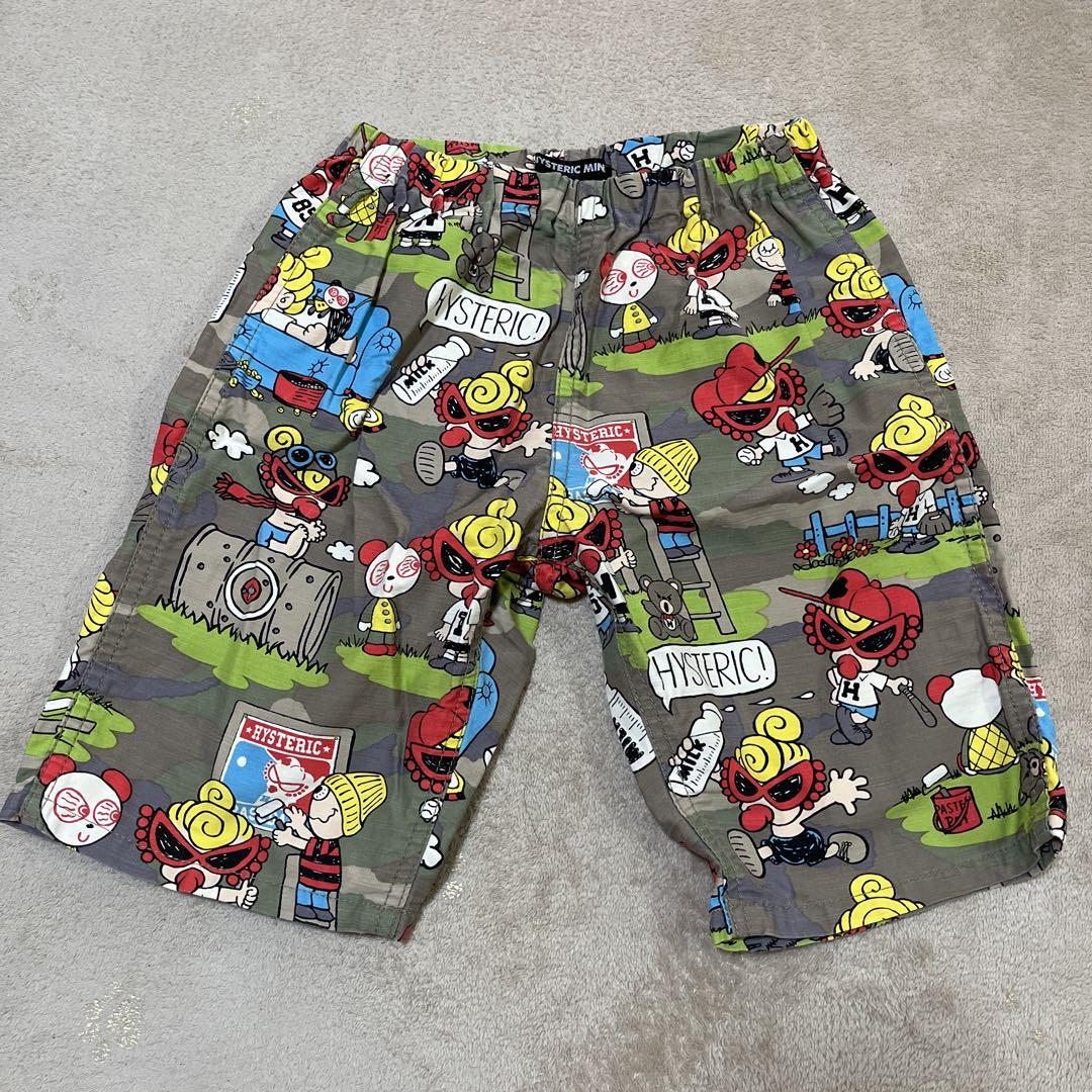 美品☆HYSTERIC MINI Tシャツ&ハーフパンツセット　100 HYSTERIC MINI半ズボン・Tシャツセット - メルカリ