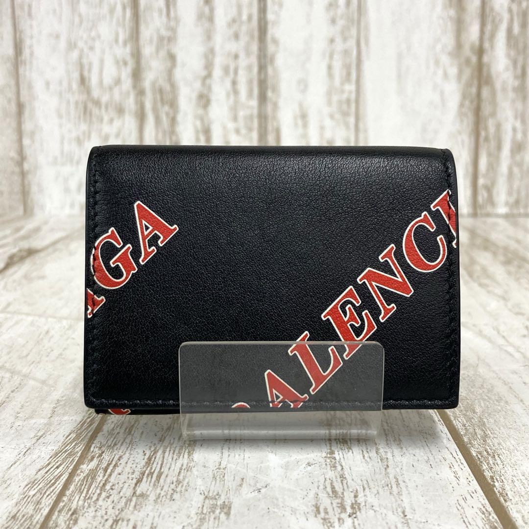 so-1666) BALENCIAGA 三つ折り財布 CASH ミニウォレット小物