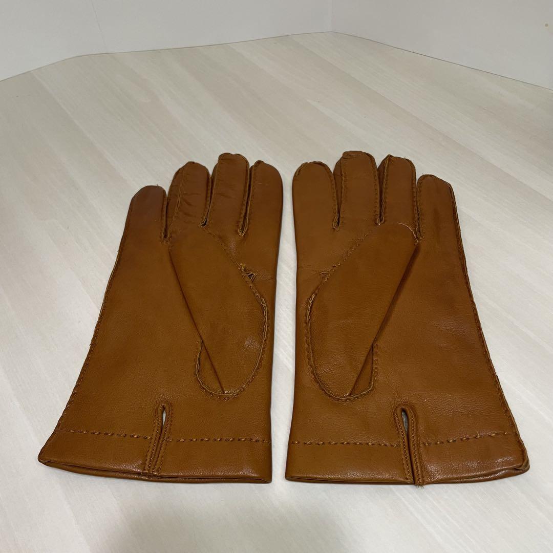 美品☆トゥモローランド☆手袋☆レザー☆メンズ☆ブラウン☆イタリア製☆シープスキン