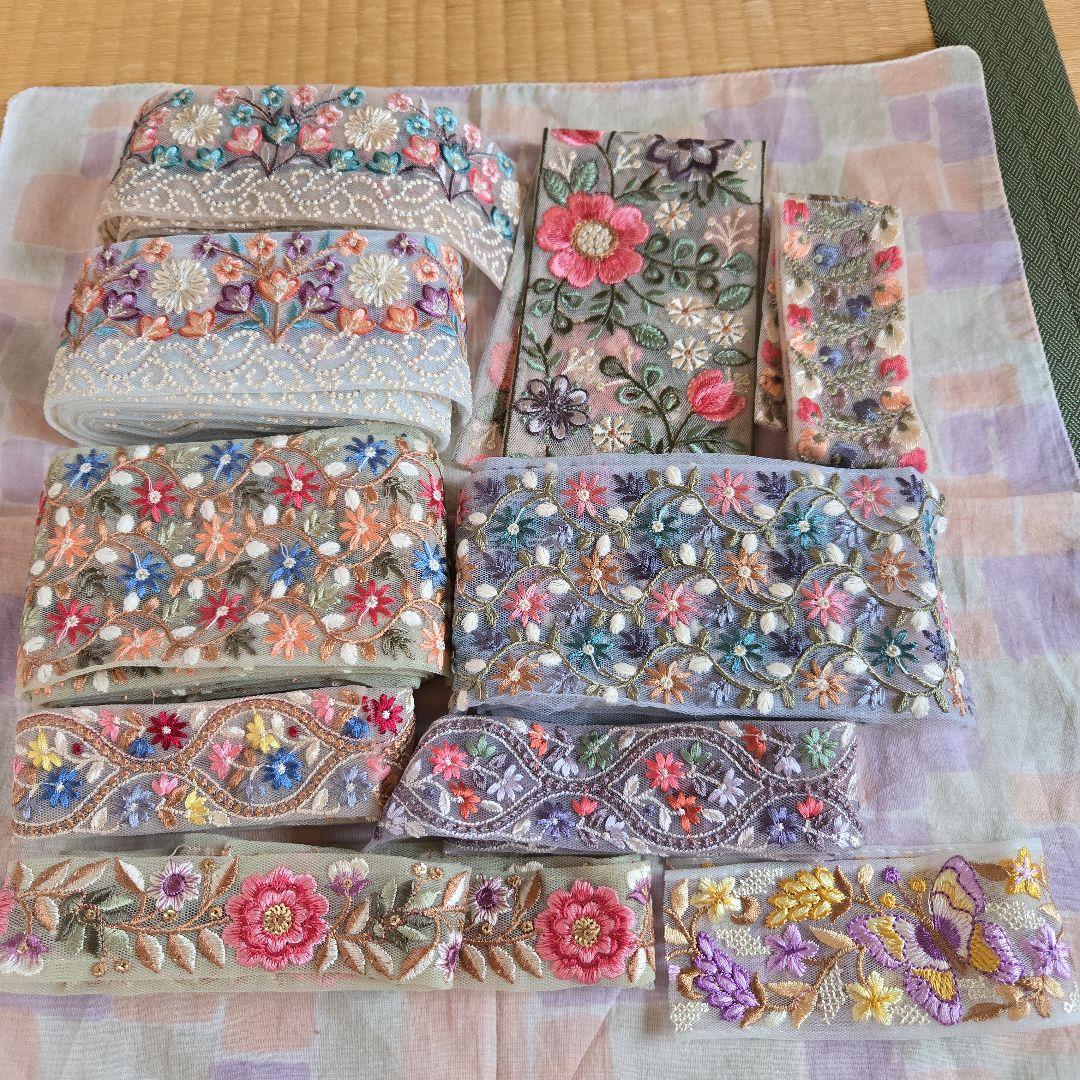 インド刺繍リボンセット