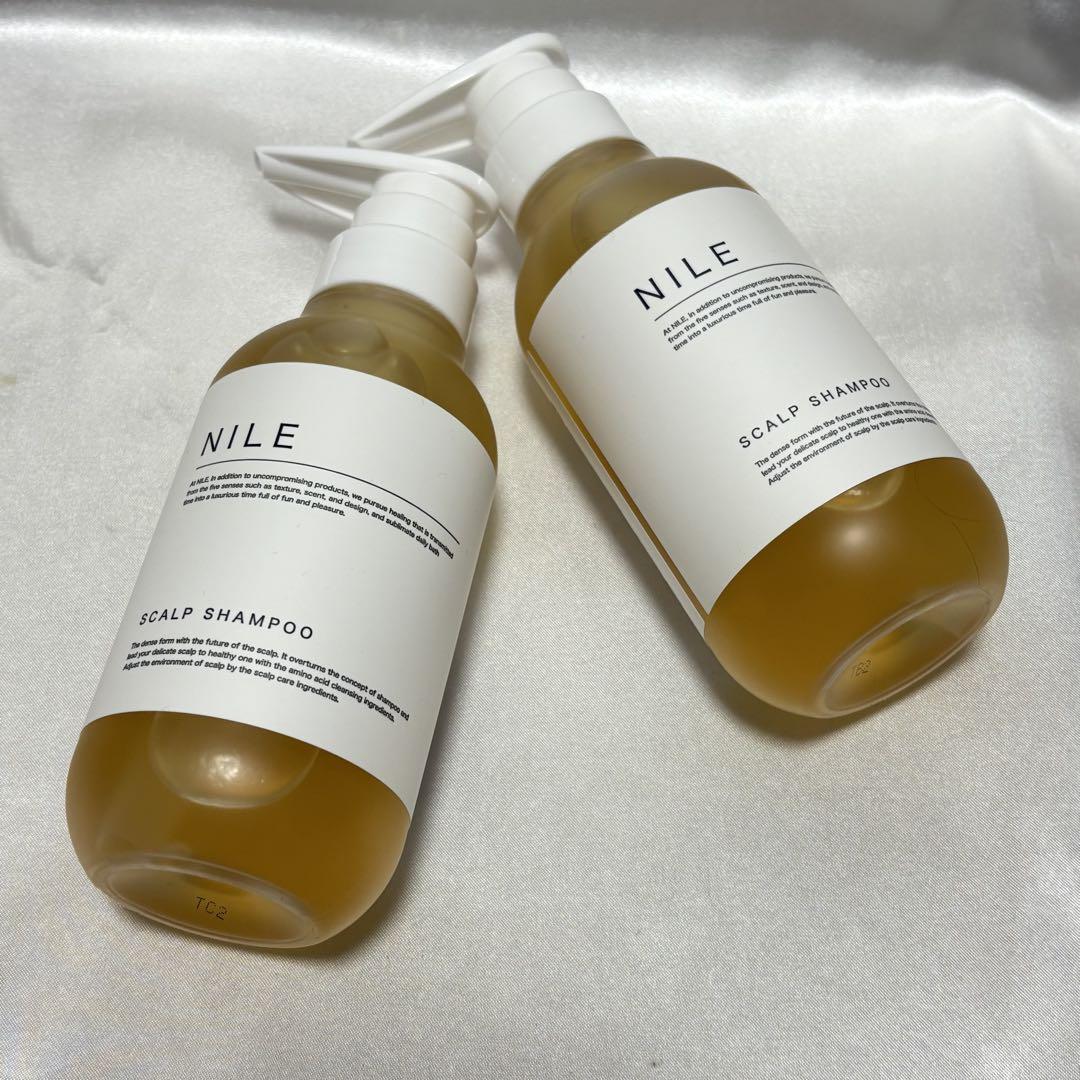 NILE  濃密泡スカルプシャンプー・トリートメントセット×2セット　ラフランス NILE スカルプシャンプー 2本セット ラ・フランス - メルカリ