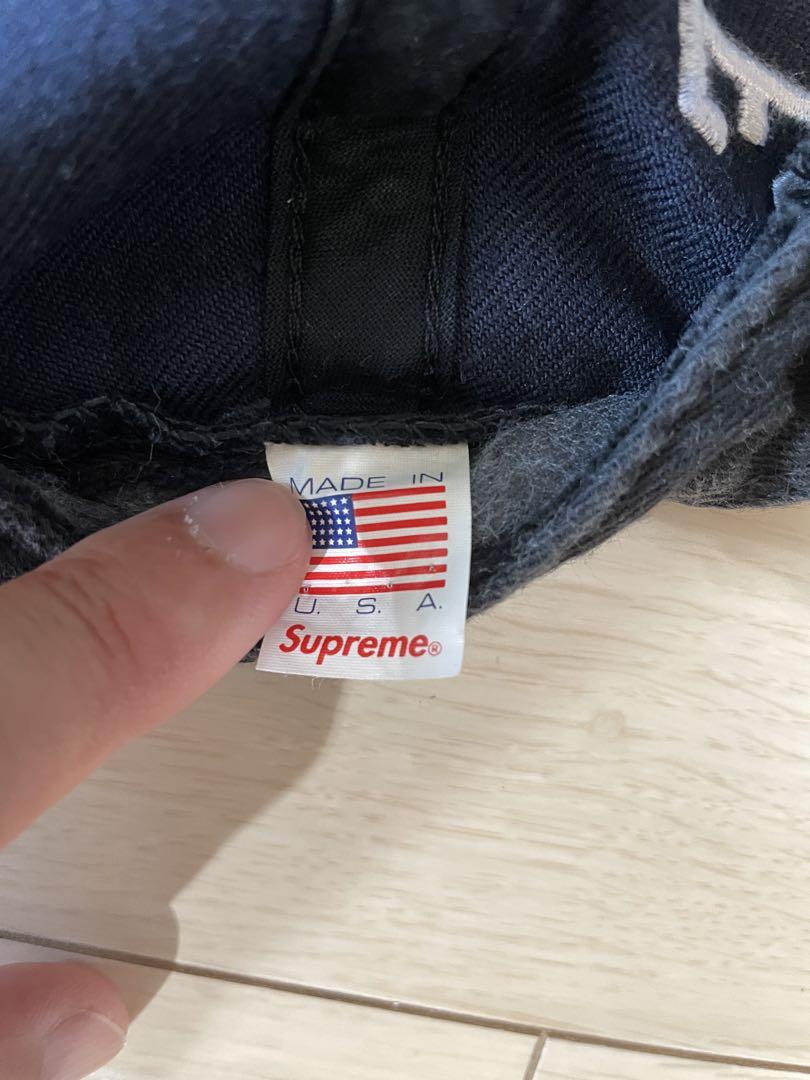 15AW Supreme Champion 5-panel cap Navy - fourthquadrant.in