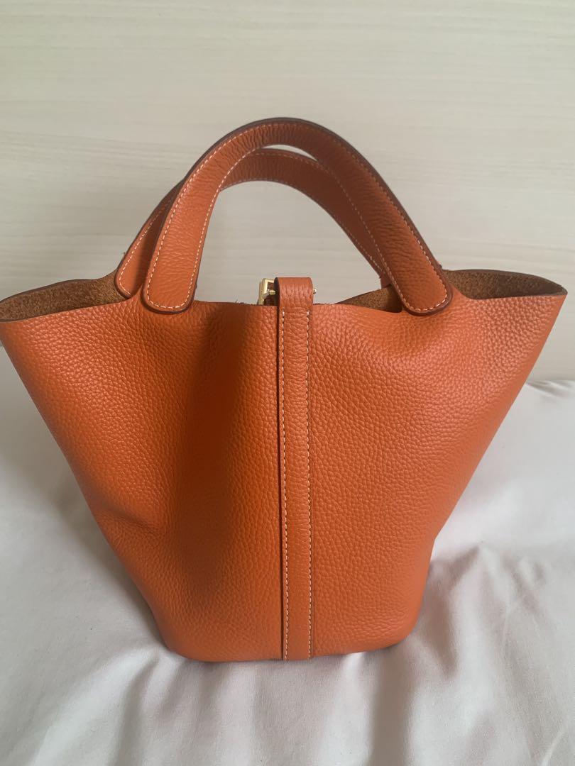 ハンドバッグ【色: オレンジ】[Fleur & Deco フロール＆デコ] ハンドバッグ【色: オレンジ】[Fleur & Deco フロール＆デコ