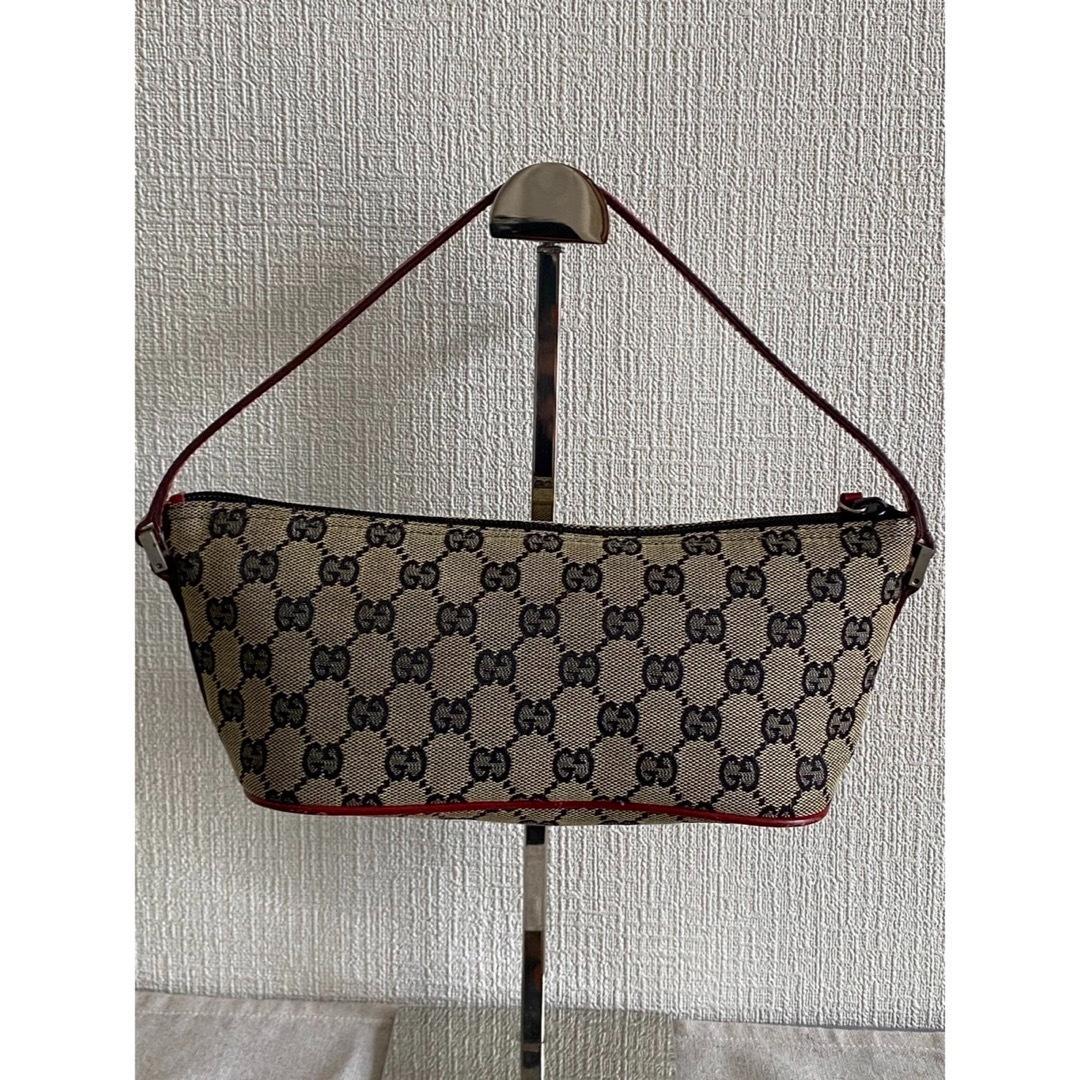 GUCCIグッチGGアクセサリーポーチハンドバッグキャンパス